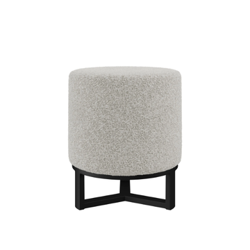 FLYNN - Round fabric pouf by DÔME DECO - view 3